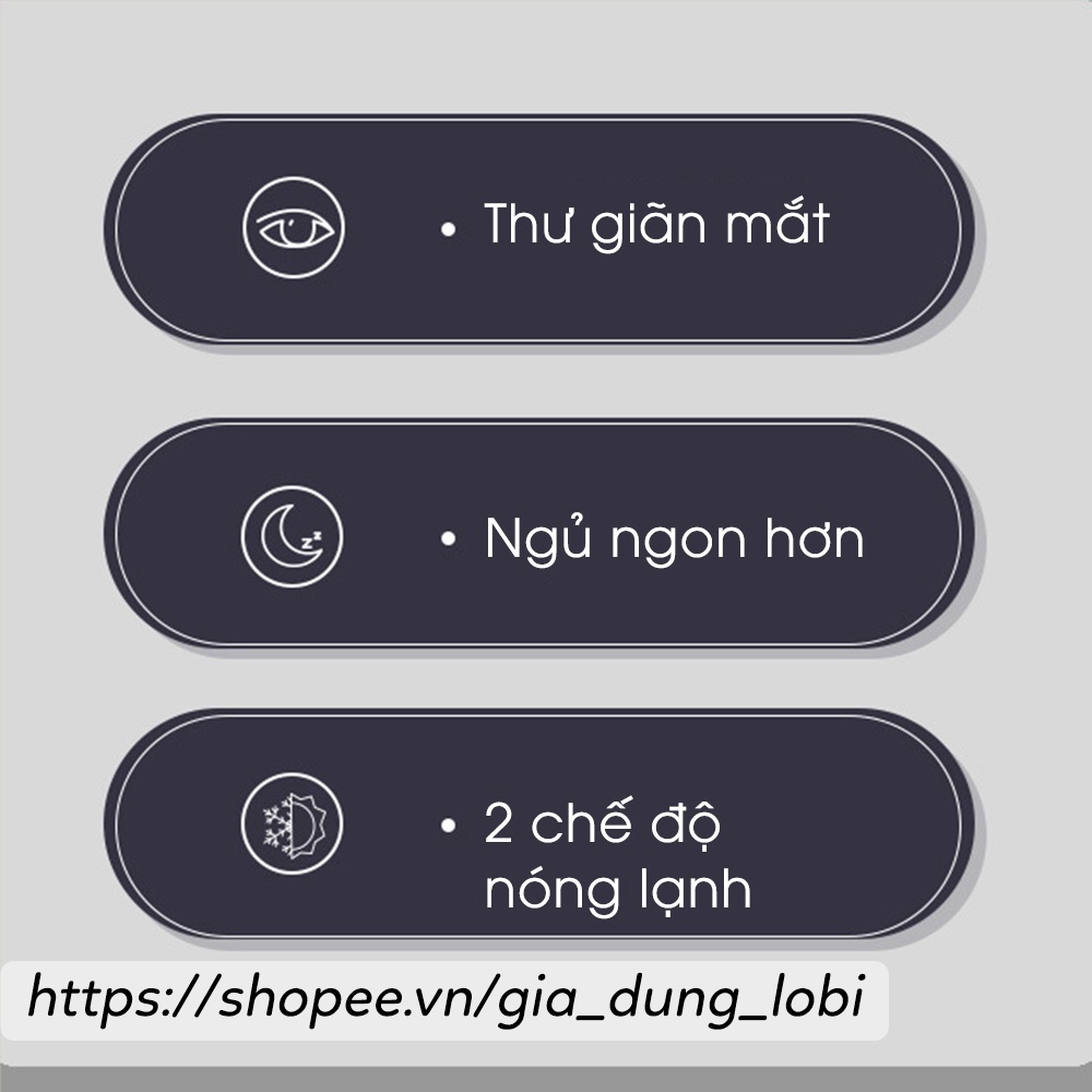 Bịt mắt ngủ có gel nóng lạnh đồ bịt che mắt ngủ hình thú dễ thương