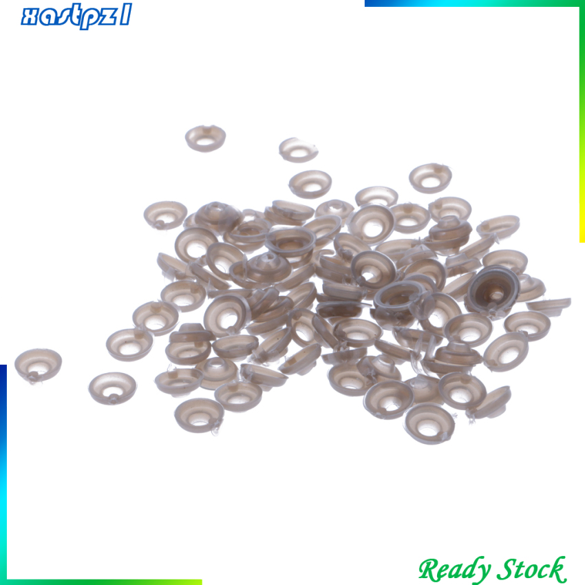 Bộ 100 Phụ Kiện Mắt Nhựa 9mm Cho Gấu Bông / Gấu Bông