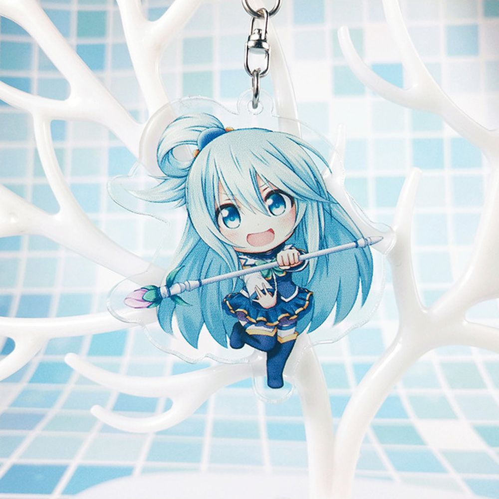 Móc Khóa Họa Tiết Nhân Vật Anime Konosuba Dễ Thương Bắt Mắt