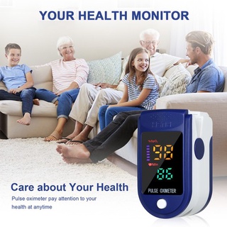 Máy đo Sp02 đo nồng độ oxy trong máu và nhịp tim Fingertip Pulse Oximeter LK-87