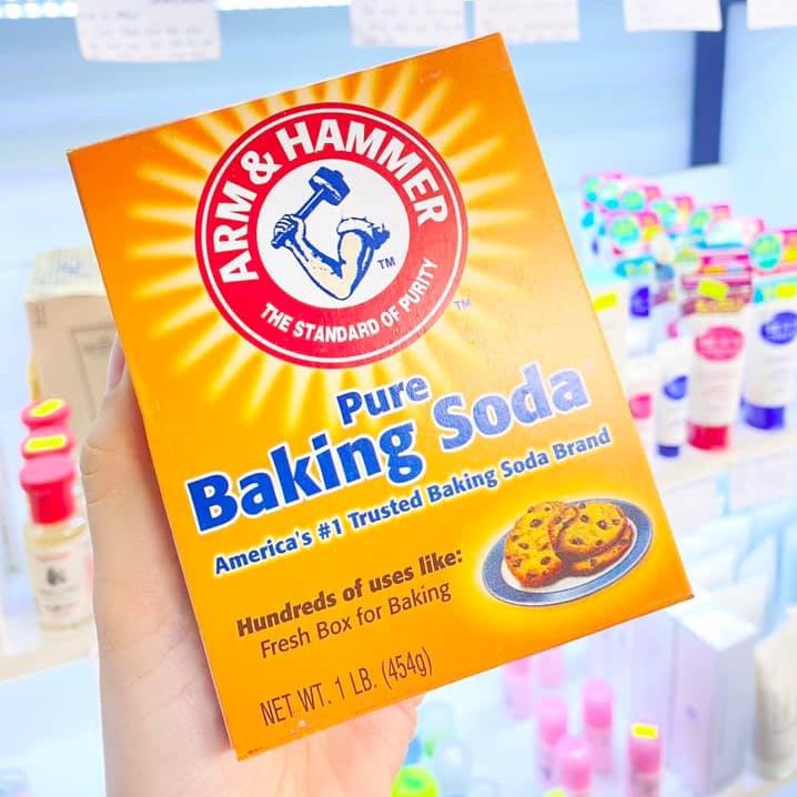 Bột Đa Công Dụng Pure Baking Soda Arm Hammer USA 454g