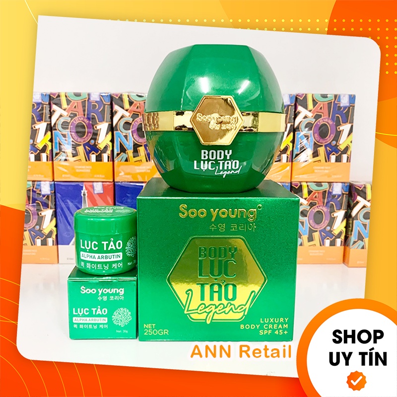 Kem Body Lục Tảo Soo Young 2022 Huyền Thoại - 8938532152879 [Tặng Kích Trắng]