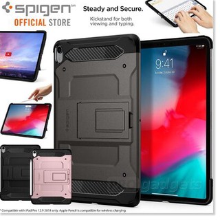 Ốp iPad Pro 12.9” (2018) Spigen Tough Armor TECH – Hàng Chính Hãng