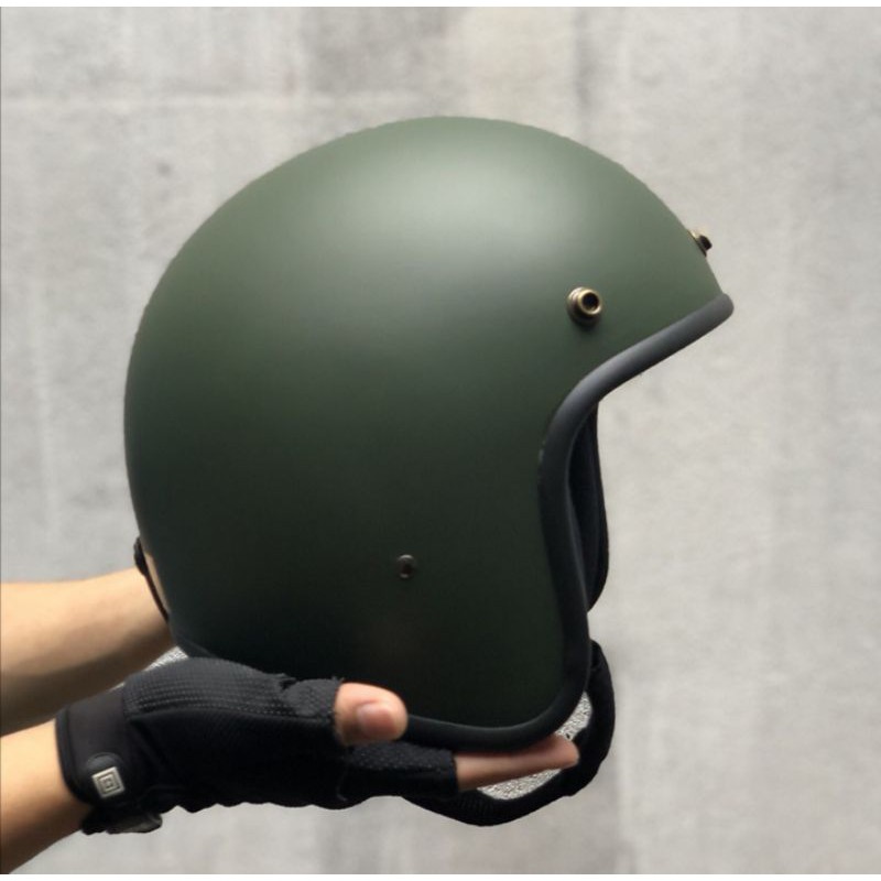 Mũ bảo hiểm 3/4 đầu kèm kính - nón bảo hiểm có kính