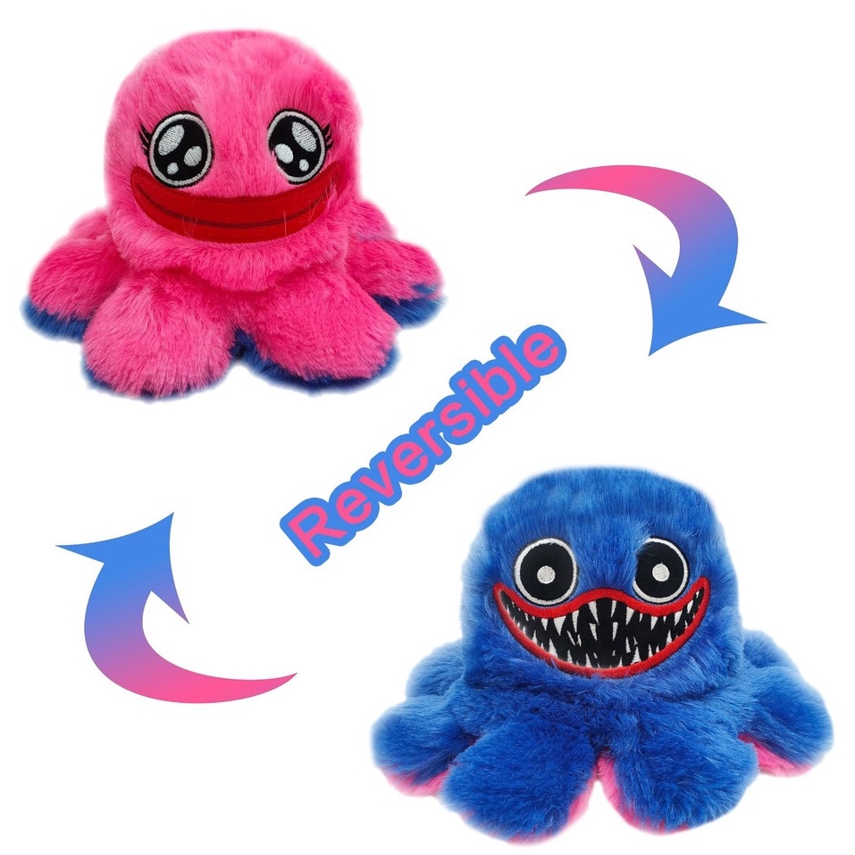 20/30CM Rabbit Huggy Wuggy Poppy Playtime Thú Nhồi Bông Hình Bạch Tuộc Cho Bé