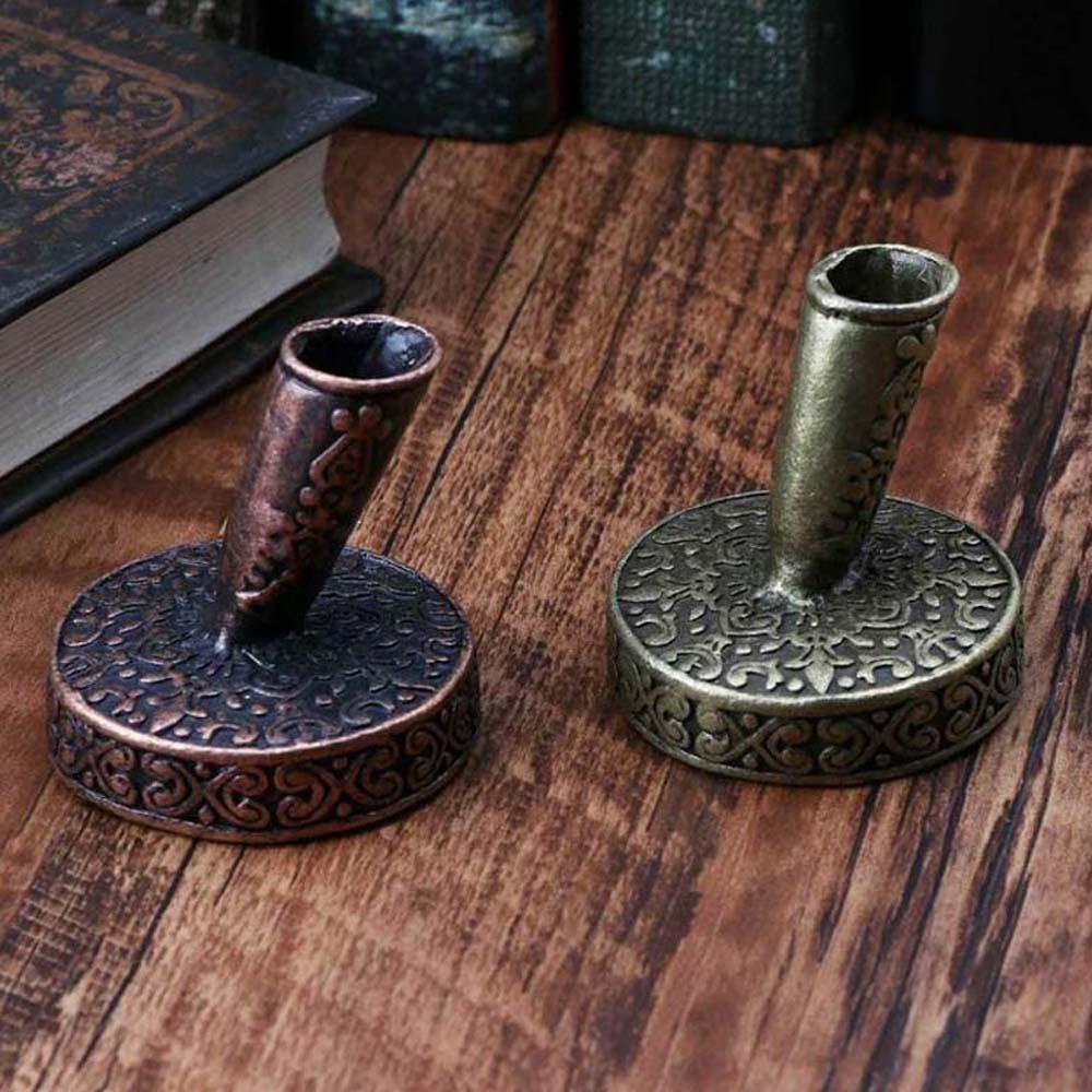 Giá Đỡ Bút Hình Lông Vũ Bằng Thép Không Gỉ Phong Cách Châu Âu Cổ Điển