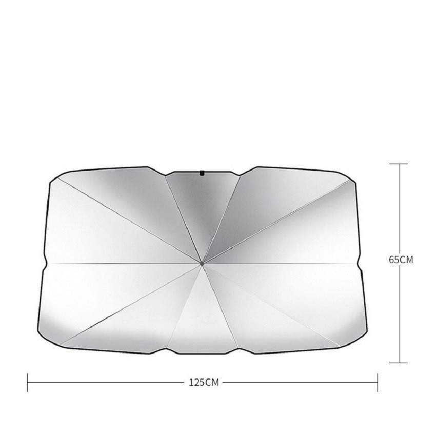 Ô Che Nắng Kính Trước Xe Ô Tô - Dù Che Nắng Kính Lái Xe Hơi Bảo Vệ Nội Thất Oto, Chống Tia UV, Hàng Có Sẵn