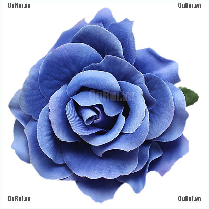 (FCC) Kẹp Tóc Giả Hoa Hồng Cho Cô Dâu