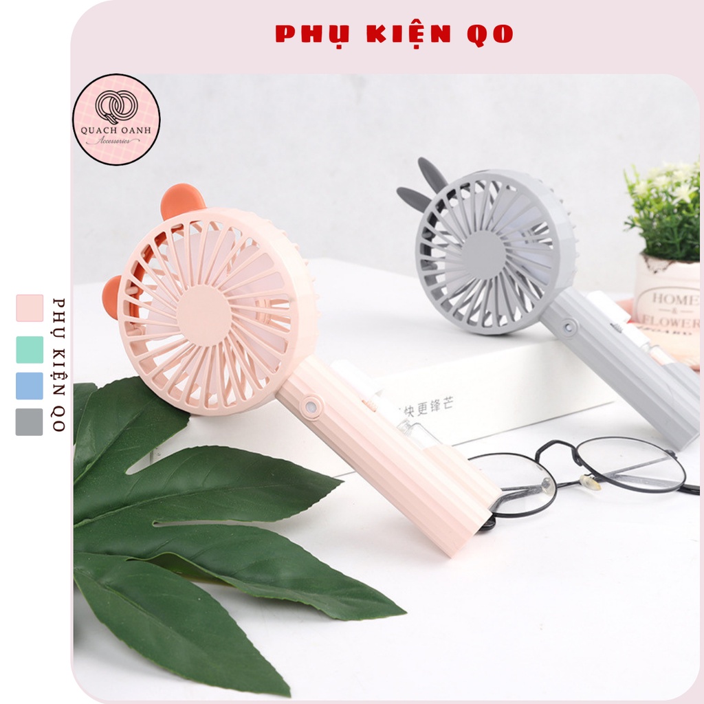 Quạt mini cầm tay phun sương làm mát - QUAT90