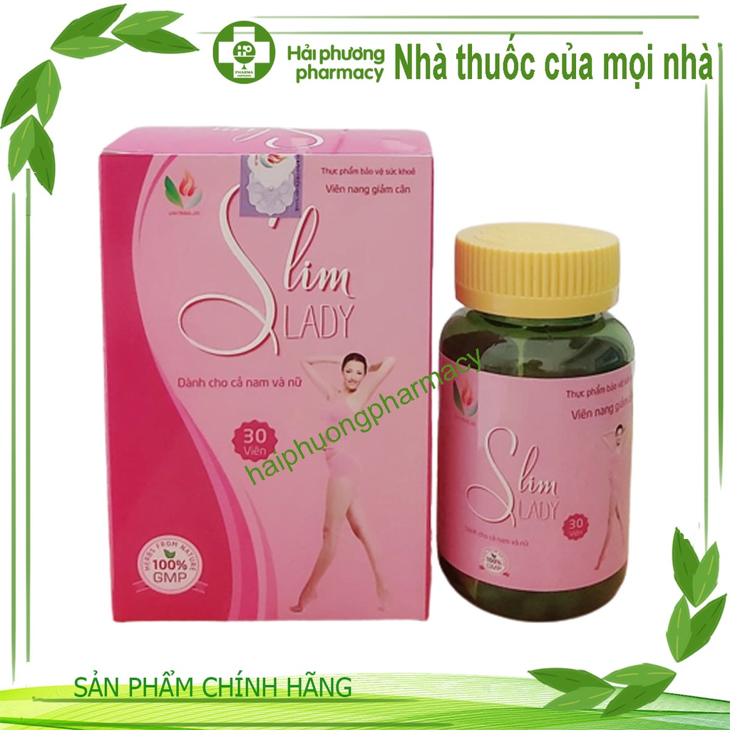Viên uống giảm cân Slim Lady – Lọ 30 viên