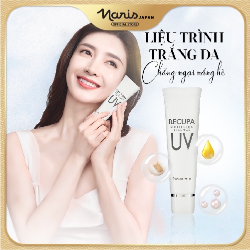 Tinh chất trắng da NARIS Recupa UV Whitening Whitening Essence 30ml,glg