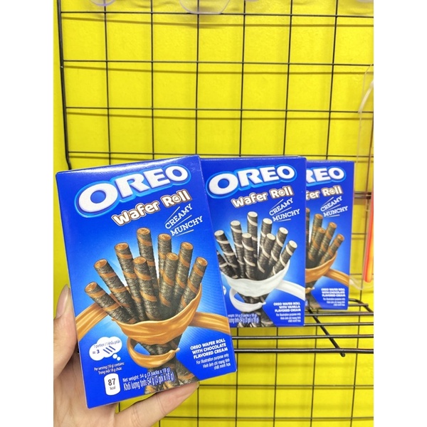 Hộp 3 gói bánh quế Oreo Wafer Roll 18g