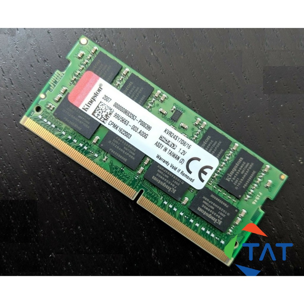 Ram Laptop DDR4 16GB Kingston 2400MHz Chính Hãng (Phiên Bản Mới)