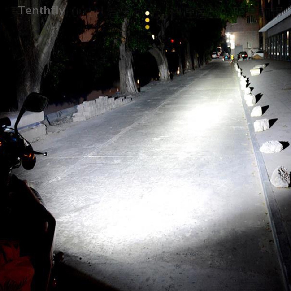 Mcehkf H4 LED Moto H6 BA20D LED Bóng Đèn Pha Xe Máy CSP Ống Kính Đèn Sương Mù Trắng Mới