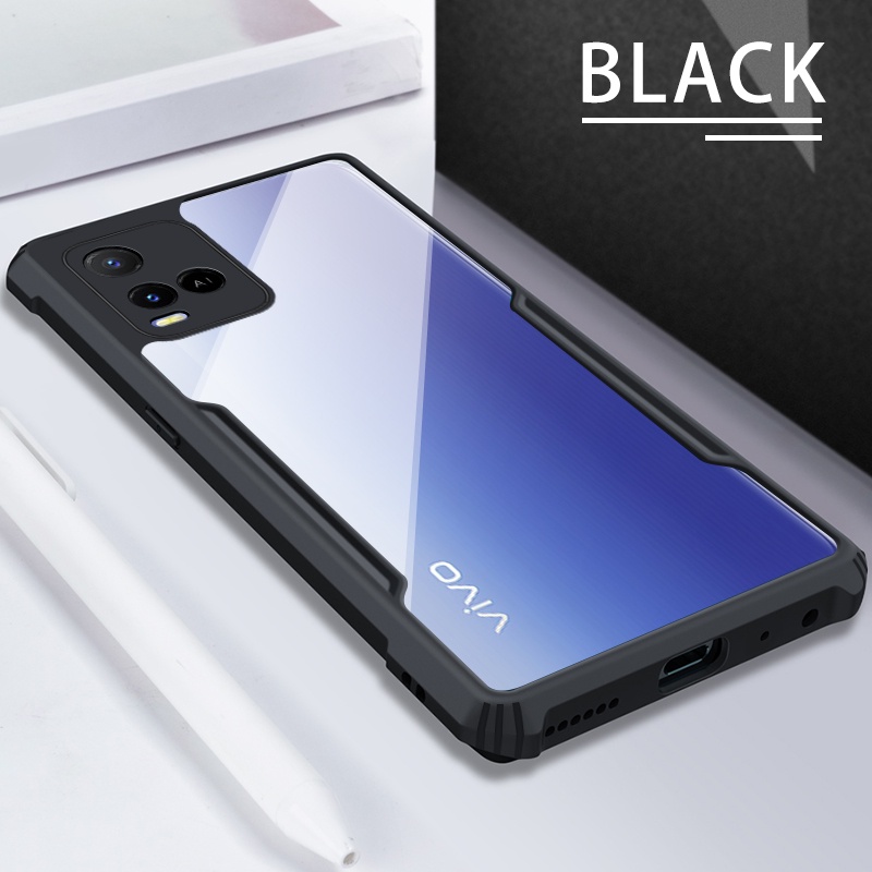 Ốp điện thoại mềm thiết kế lỗ nhỏ bảo vệ Camera cho VIVO Y21 Y21S Y33S VIVO Y11S Y12S Y20S