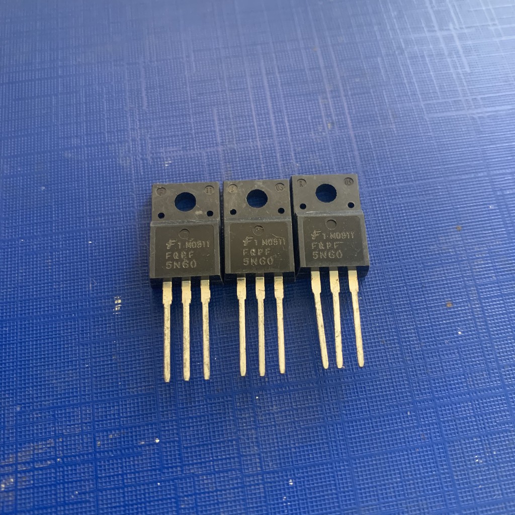 Sò Transistor 5N60C FQPF5N60C N-Mosfet 5A 600V TO-220F hàng cũ tháo máy