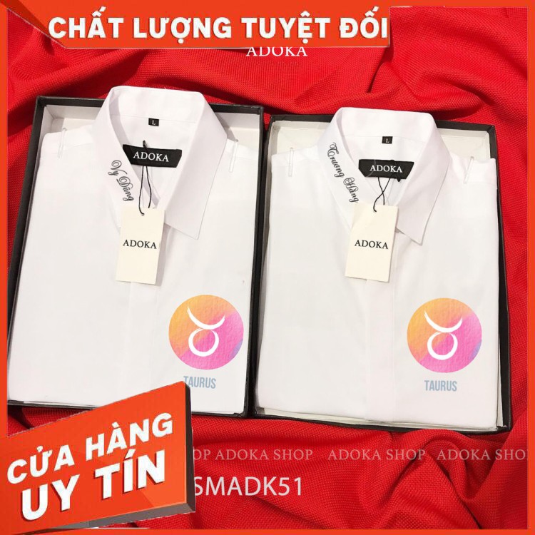 Áo Sơ Nam Nữ Đồ Đôi Dài Tay DONA KONA In Hình Cung Hoàng Đạo Chuyên Áo Cặp D1.1