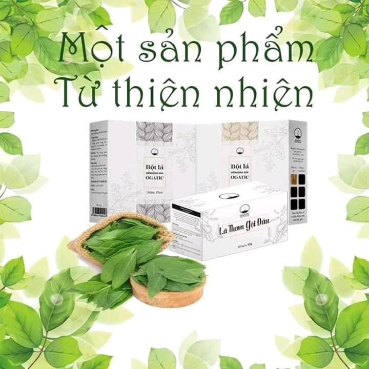 [FreeShip 50k] Bột Lá Nhuộm Tóc Ogatic Thảo Dược Phủ Bạc Tự Nhiên - 50g - 100%Henna Lá Móng, Lá Chàm, Thuốc Nhuộm Tóc