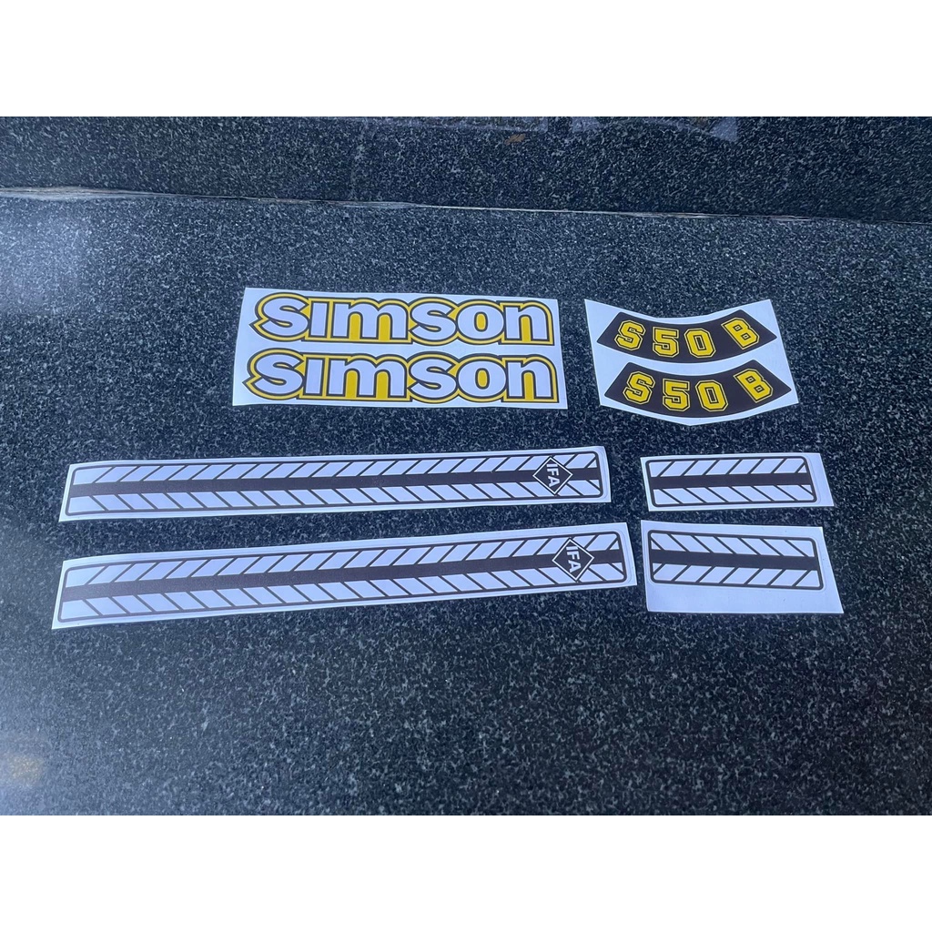 Hình dán tem xe logo cho SIMSON S50 S51