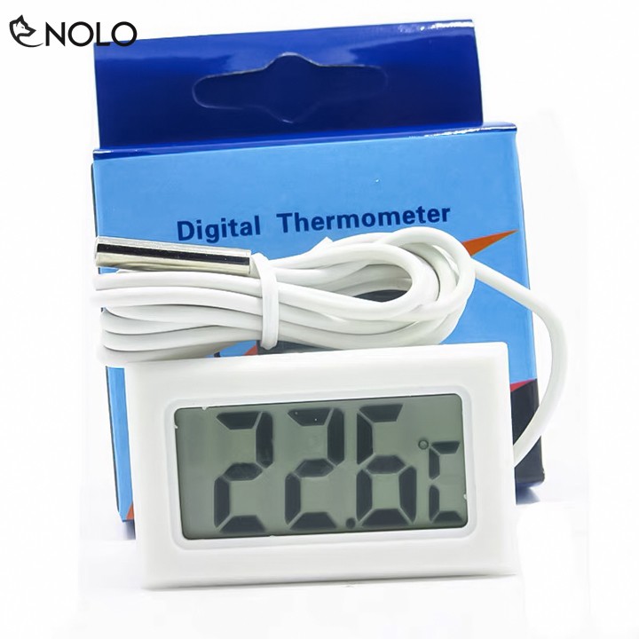 Nhiệt Kế Môi Trường TPM10 Màn Hình LCD Dây Dài 5m Đo Nhiệt Độ Phòng Ở Phòng Xông Hơi Nước Hồ Tủ Lạnh Xe Hơi