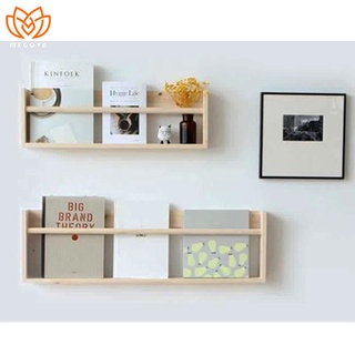 Giá gỗ treo tường, kệ gỗ trang trí MEGOVN, decor phòng ngủ, phòng khách
