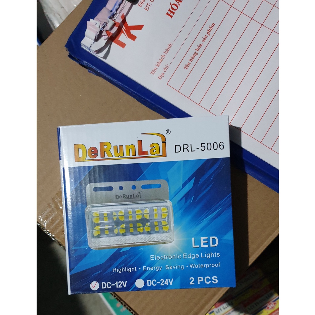 Đèn led sườn led hông trợ sáng 5007 xe tải 12v 24v màu trắng vàng đỏ xanh dương