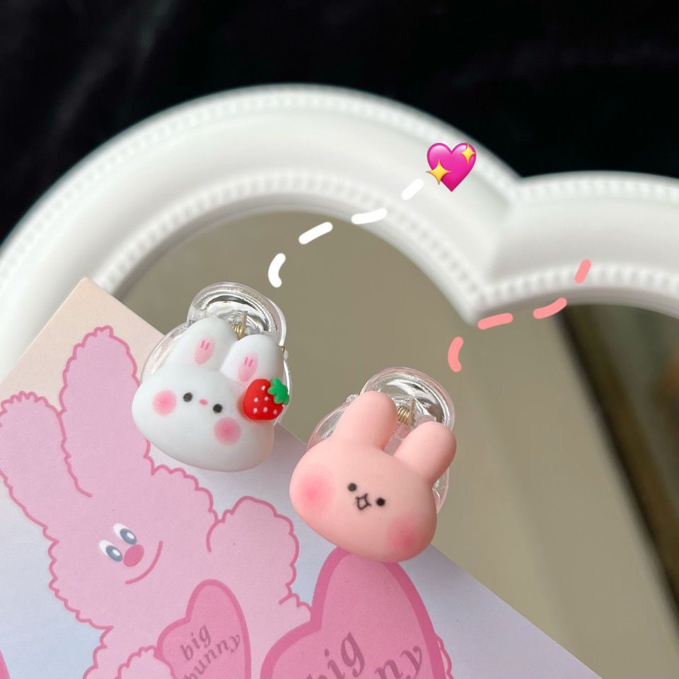 Kẹp Tóc Hình Thỏ Hoạt Hình Phong Cách Nhật Bản Xinh Xắn Cho Nữ