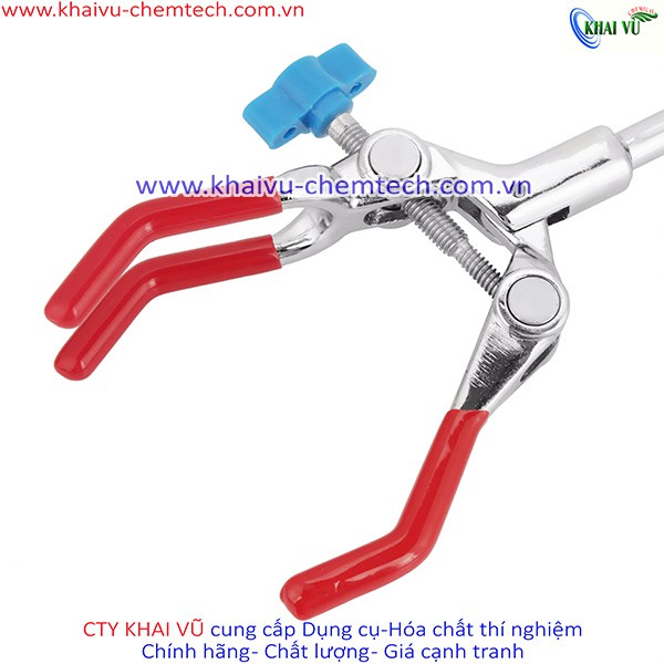 Kẹp 3 ngón (3 chấu) bằng hợp kim bền bỉ CÓ KHÓA Ở ĐẾ dài 22cm