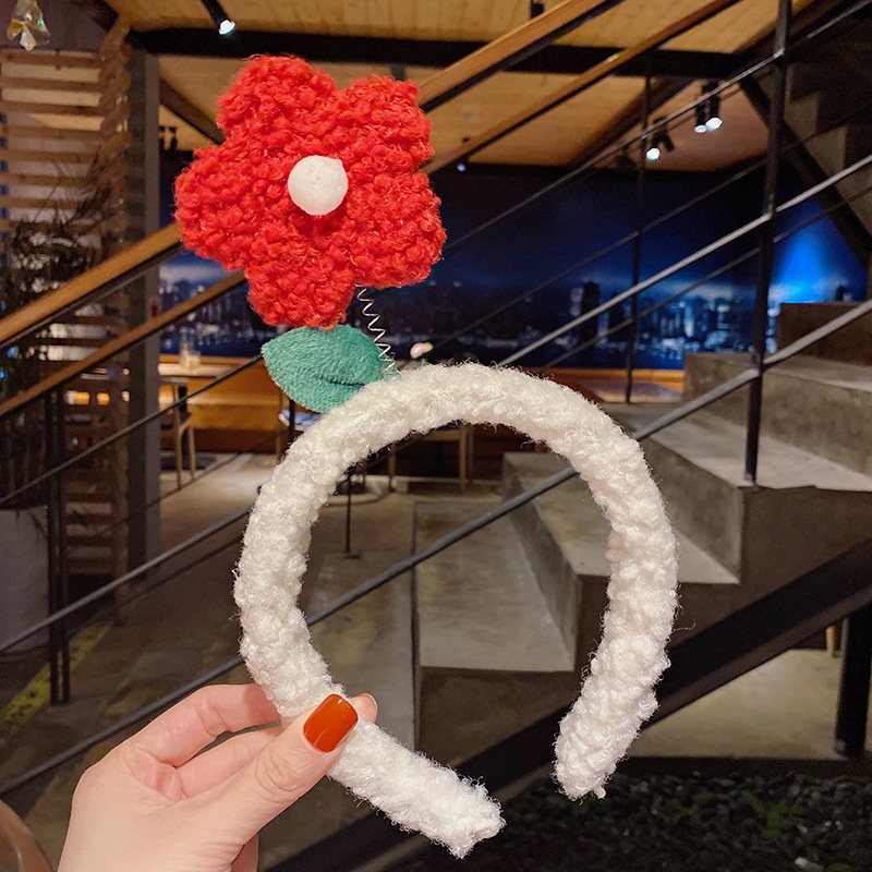 Băng Đô Tai Thỏ Bằng Lông Nhung Dễ Thương Xinh Xắn Dành Cho Bé Gái