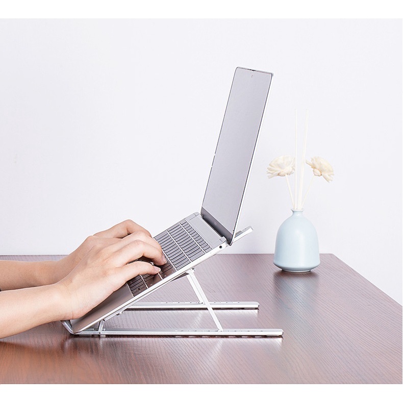 ❤️ Giá Đỡ LAPTOP ❤️ Bằng Nhôm cho MACBOOK, Laptop, iPad có thể gấp gọn điều chỉnh độ cao