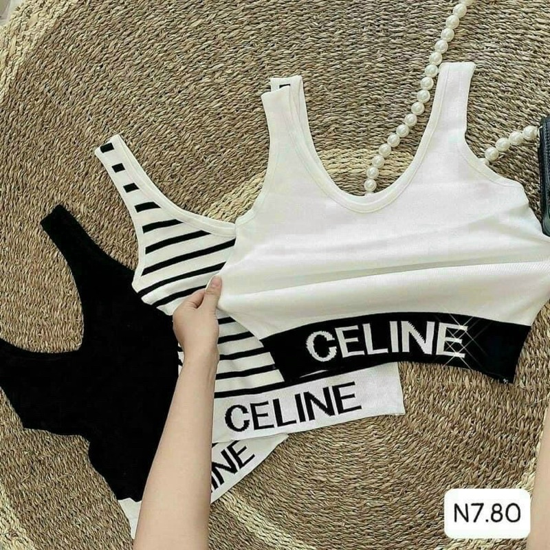 Áo croptop bo eo in chữ CNL