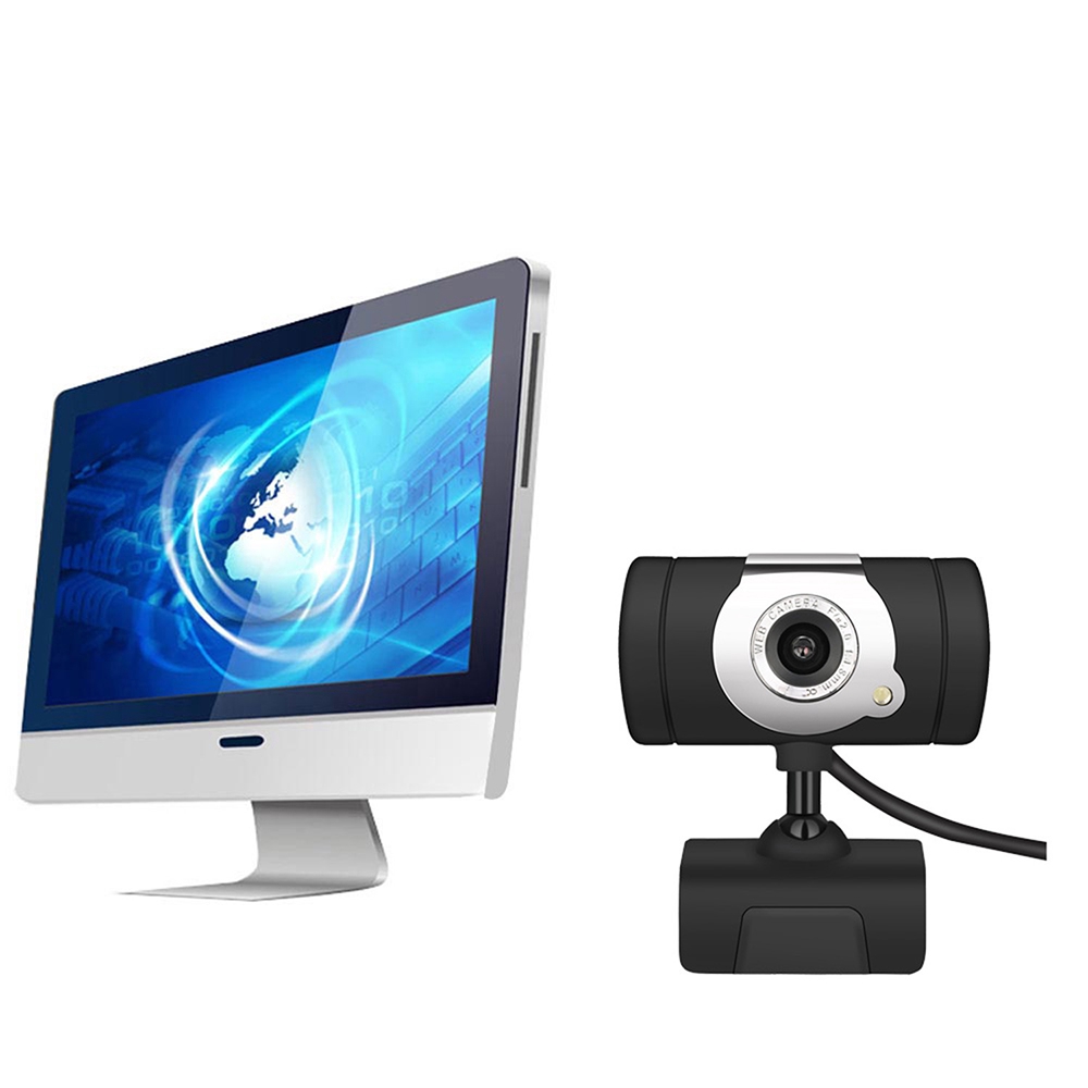 Webcam 12 Độ Phân Giải Hd Xoay 360 Độ Kèm Mic Cho Laptop Pc | BigBuy360 - bigbuy360.vn