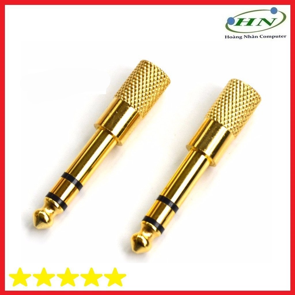 Đầu jack chuyển đổi âm thanh từ cổng 6.5mm đực sang cổng 3.5mm cái-J2