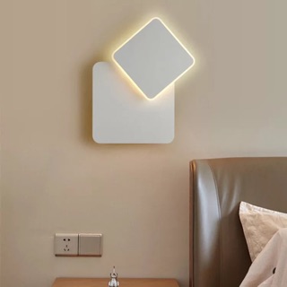 Đèn tường led vuông xoay 360 độ