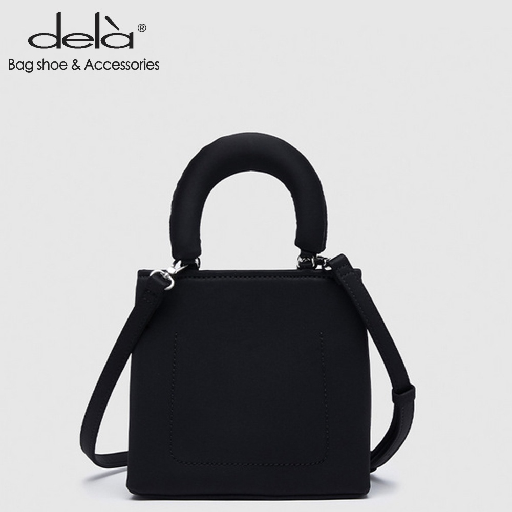 Dela Túi Xách Đeo Vai Hình Vuông Nhỏ Mặt Cười Thời Trang Mùa Xuân 2022 Cho Nữ