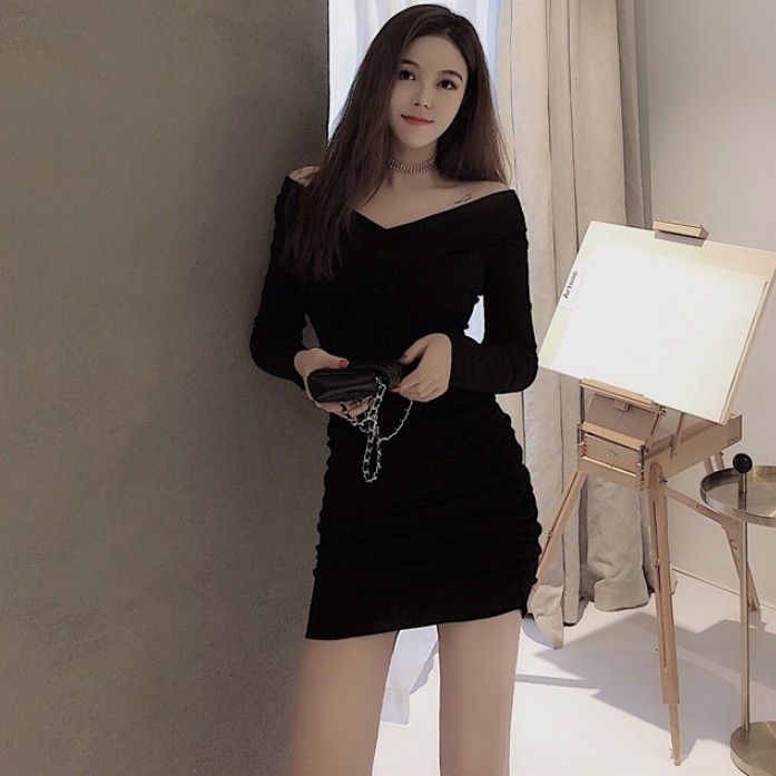 Váy body trễ vai dáng đẹp