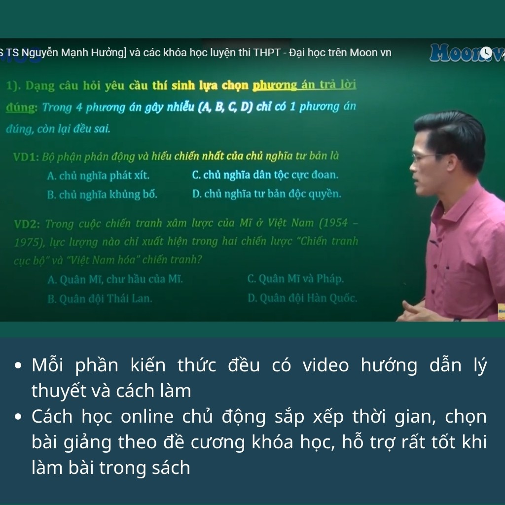 Sách ID Lịch sử 12, tập 1, Tuyển chọn 10.000 câu hỏi lịch sử thế giới Thầy Nguyễn Mạnh Hưởng