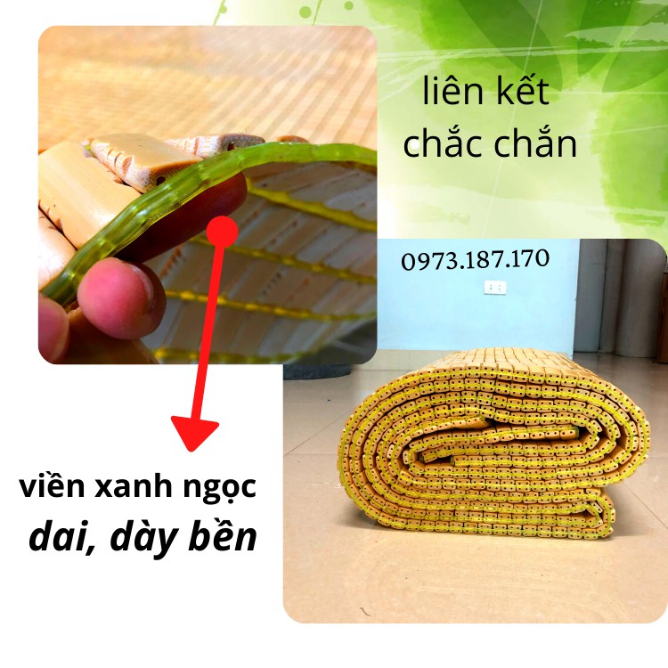 Chiếu trúc hạt xuất khẩu loại đẹp đủ cỡ 1m2 1m6 1m8 2m2 nằm mát lạnh ngày hè