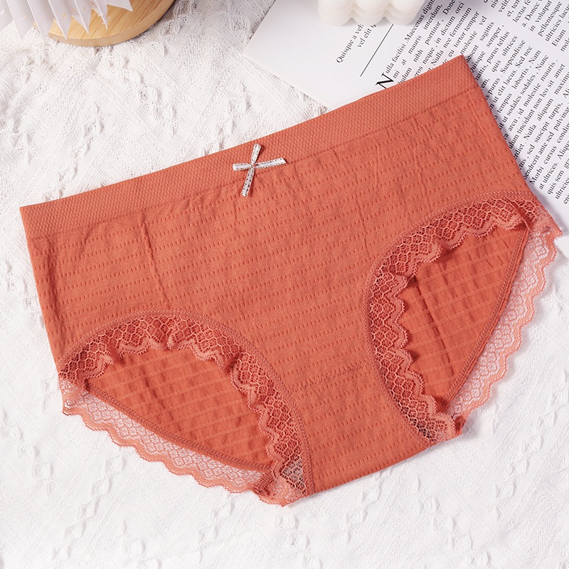 Combo 3 Quần lót nữ cotton dệt kim co giãn bốn chiều đáy cotton thoáng khí thấm hút ẩm đính nơ siêu gợi cảm NORICHIP.