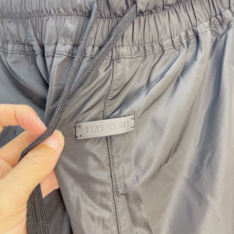 ⚡️[Mirror Quality] - Quần short FEAR OF GOD Black Nylon Track Shorts Seventh Collection, quần short FOG