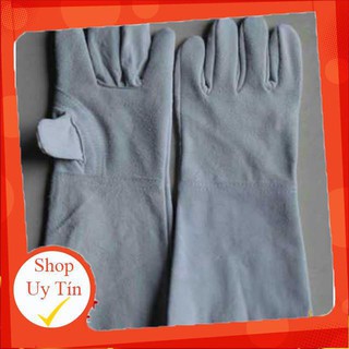 [Giá Gốc] Găng tay da thợ hàn 1 lớp