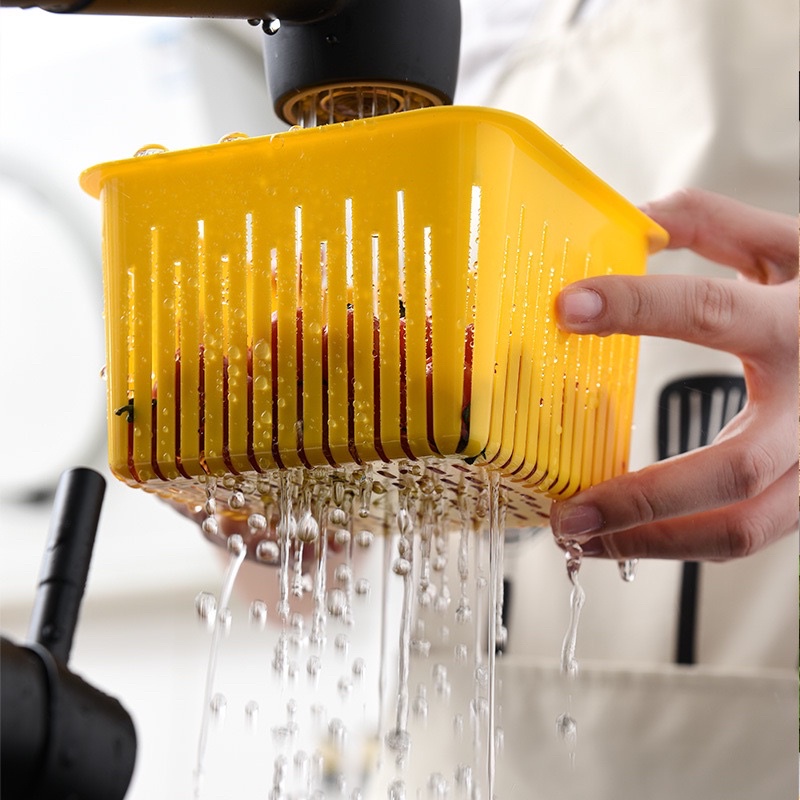 Hộp đựng thực phẩm bảo quản tủ lạnh 2 lớp thông minh, có tay cầm