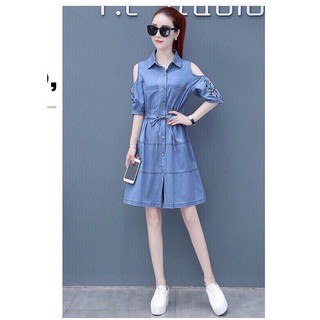 đầm xòe đầm jeans