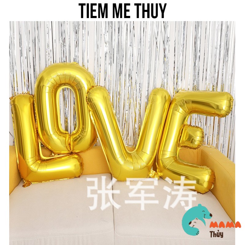 Bóng trang trí tiệc chữ LOVE đại (76cm)
