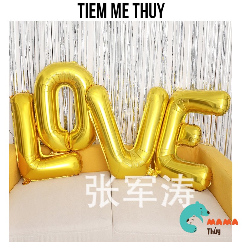 Bóng trang trí tiệc chữ LOVE đại (76cm)