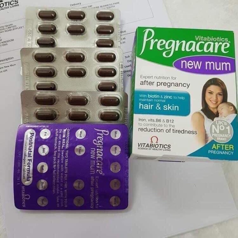 Viên Pregnacare New Mum đẹp Da và Tóc cho mẹ sau sinh 56v