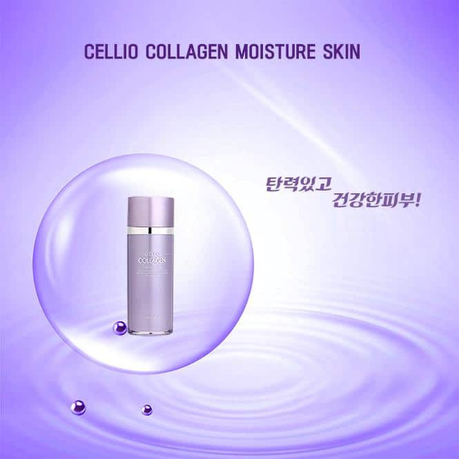 Nước Hoa Hồng Cellio Collagen Moisture Skin
