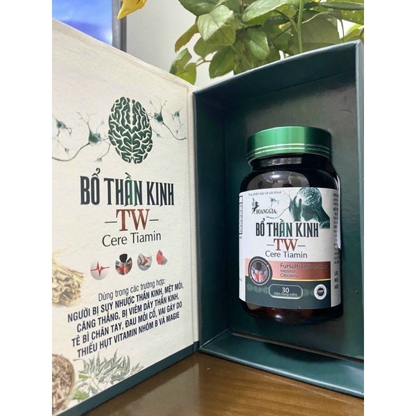 Viên bổ thần kinh TW giúp giảm đau thần kinh ngoại biên, tê bì chân tay, đau mỏi cổ, vai gáy