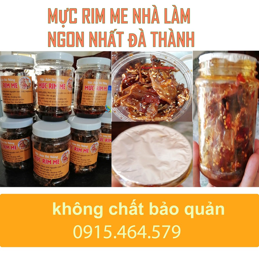 Mực rim me nguyên con đặc sản đà nẵng siêu ngon 200gr | BigBuy360 - bigbuy360.vn