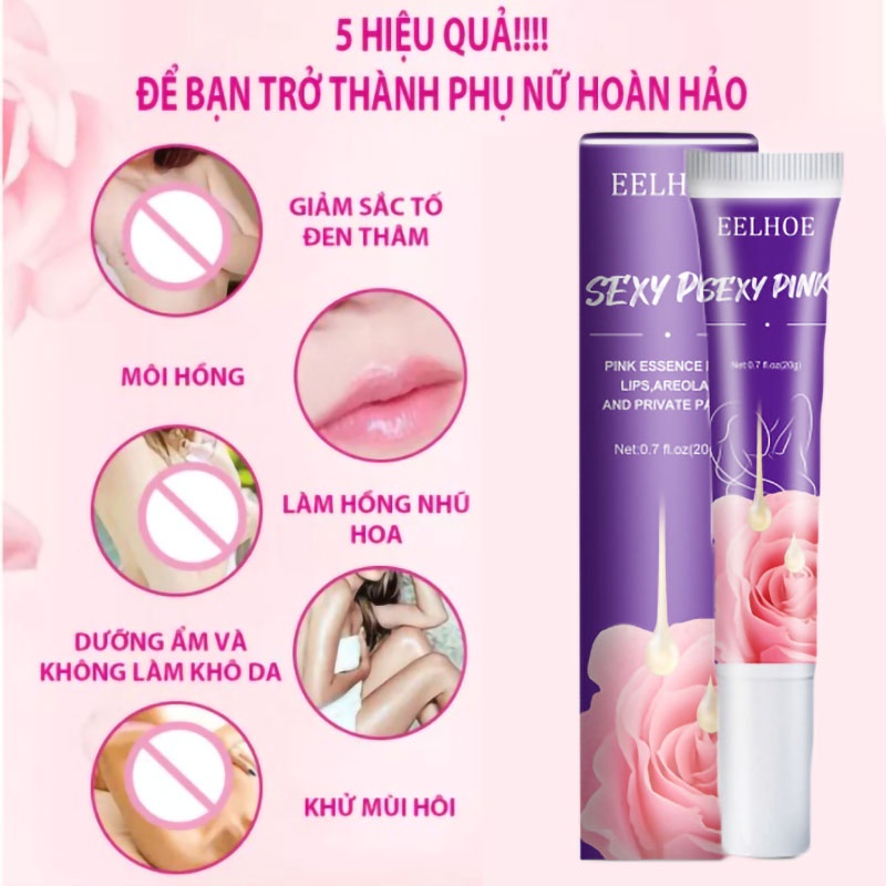 Kem Làm Hồng Nhũ Hoa, Cô Bé, Vùng Nách, Giảm Thâm Và Làm Hồng Môi Và Nhũ Hoa Giúp Bạn Tràn Đầy Sức Sống